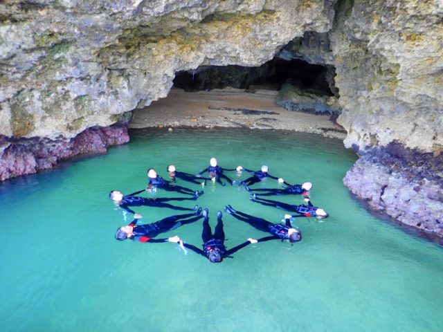 青の洞窟　シュノーケリング