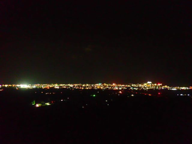 石垣島の夜の夜景