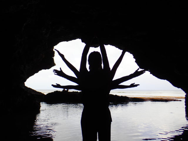 石垣島の社員旅行の青の洞窟シュノーケルツアー