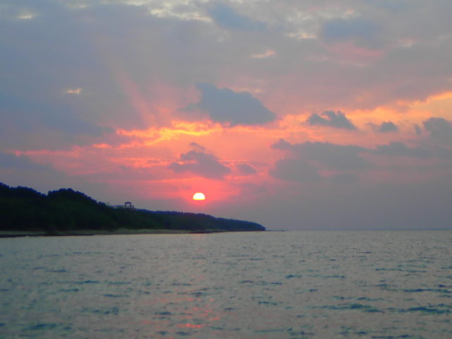 石垣島の朝日