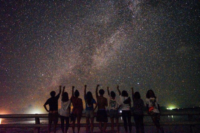 石垣島のナイトツアーの星空
