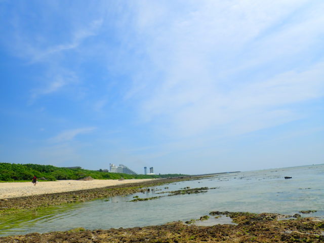 石垣島の観光スポットの多田浜海岸