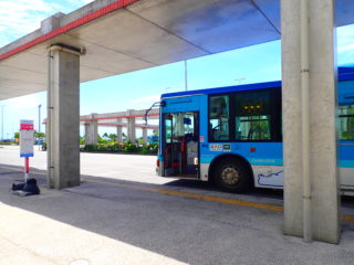 石垣空港のバス乗り場