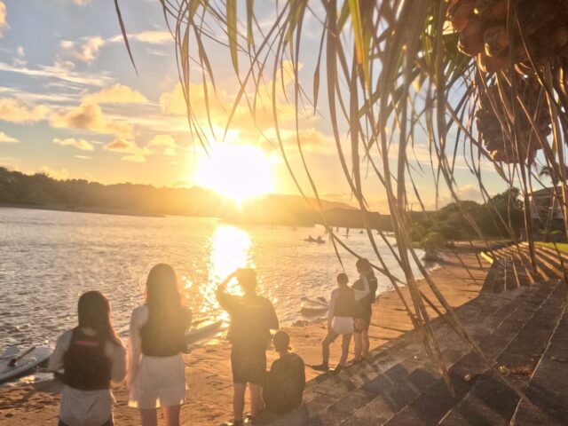 夕日　サンセット　日の入り