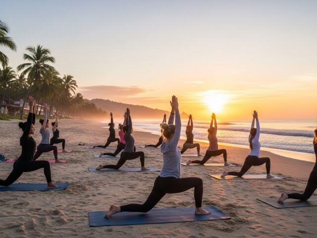 ビーチ ヨガ