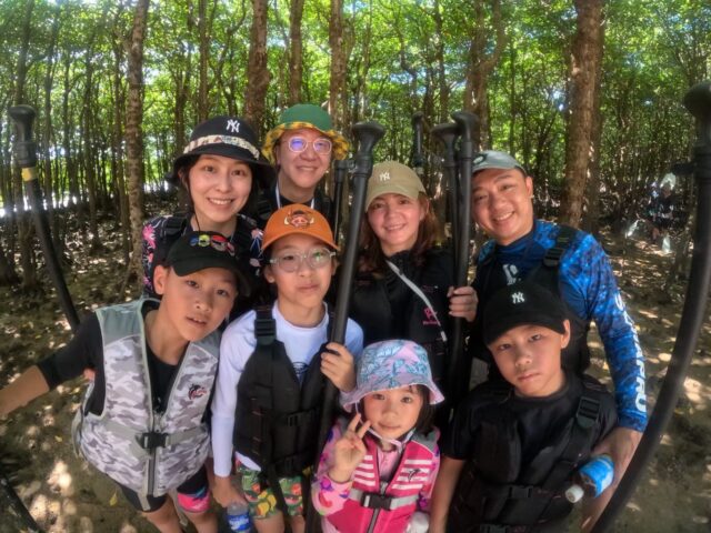 宮良川　SUP　カヌー