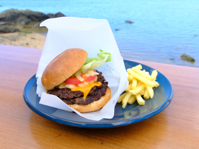 Oceanfront Grill St.ELMO ISHIGAKI ハンバーガー 石垣牛